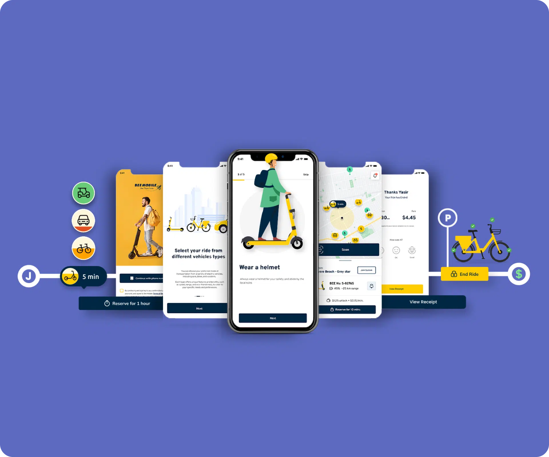 web app dev page stories bee mobile